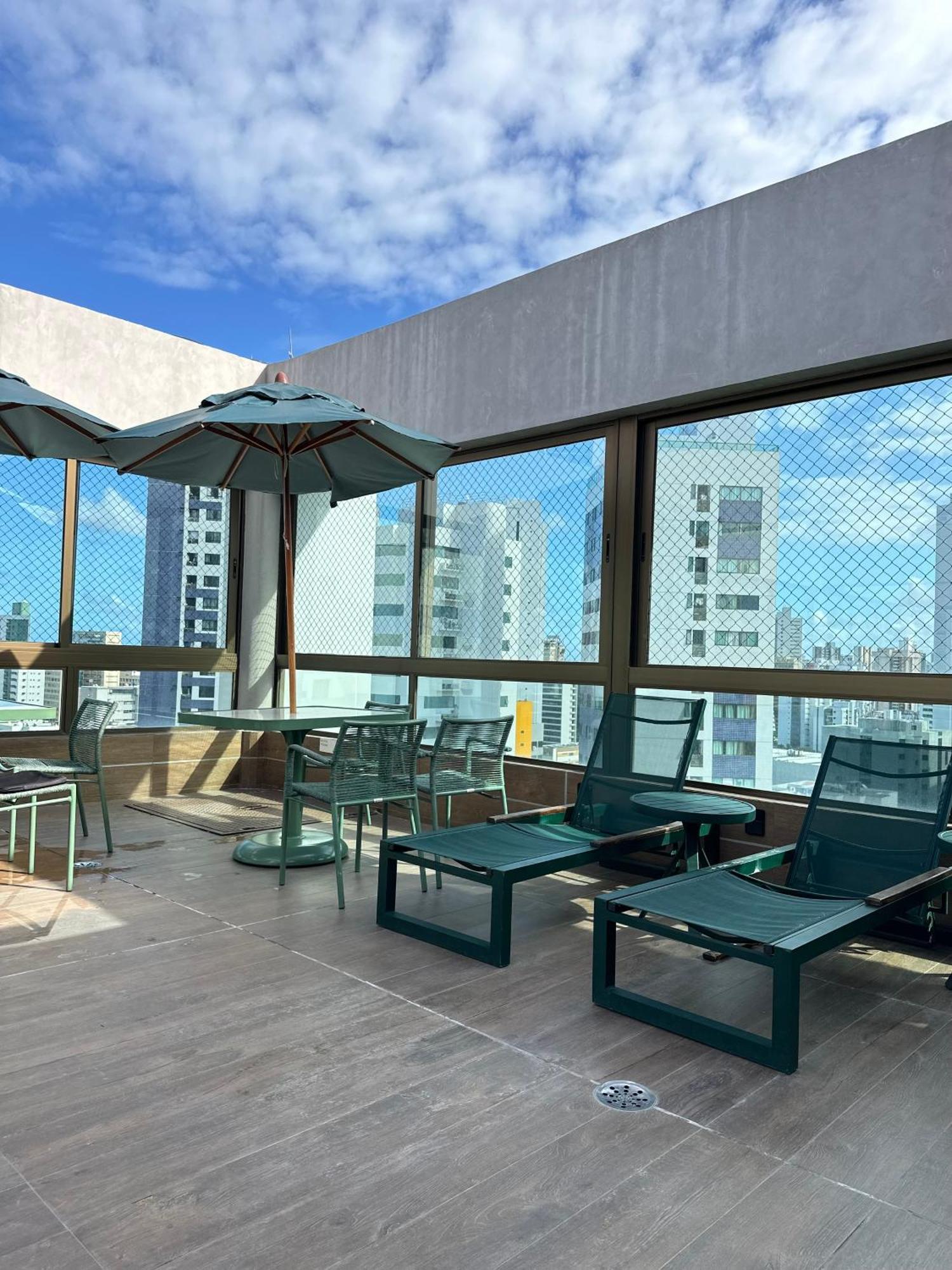Apartamento Flat Em Boa Viagem - Rooftop470 - 507 *